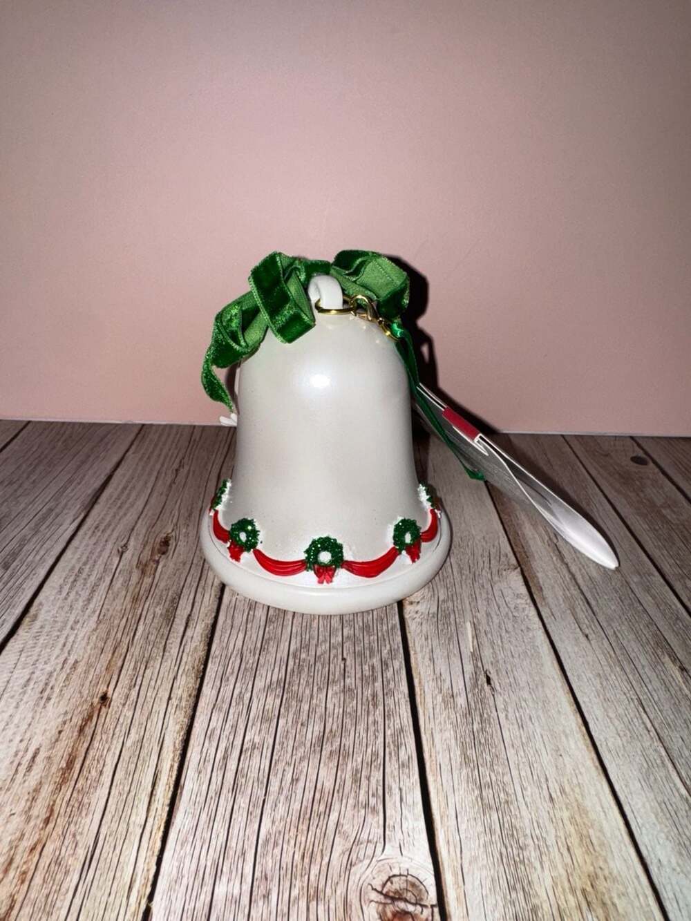 Disney Parks Santa Minnie Mouse Bell Sketchbook Christmas Ornament - Picture 2 of 4